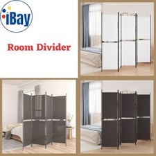 Room Divider Privacy Screen Paravent Dressing Room Partition Fabric vidaXL