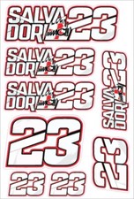 Luca Salvadori 23 moto adesivo stickers MOTOGP adesivi DUCATI