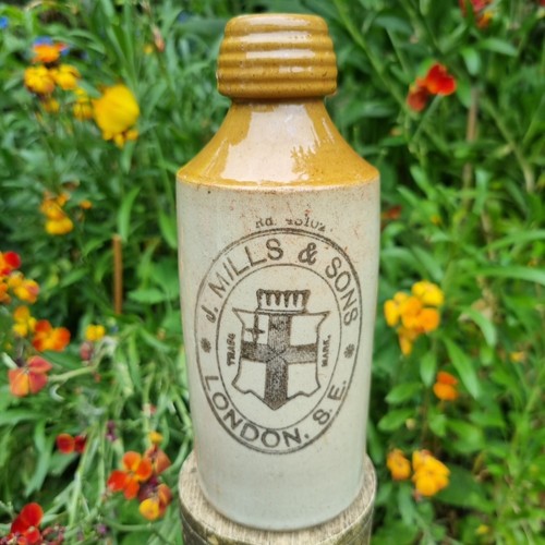 Antique stoneware printed - antique,