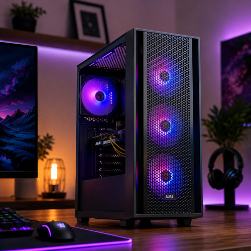 Argb gaming desktop - desktop, i7