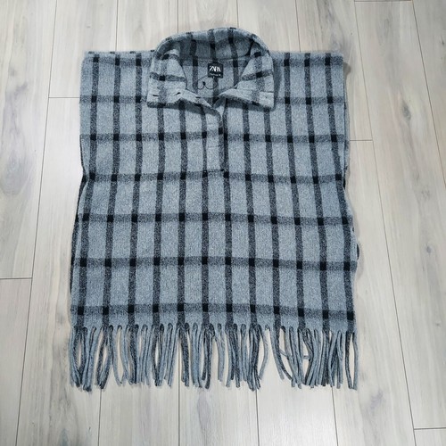 Zara oversized poncho size - poncho,