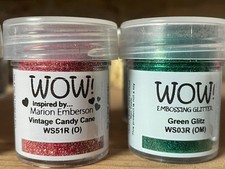 Wow embossing powder - dozens of fabulous colours