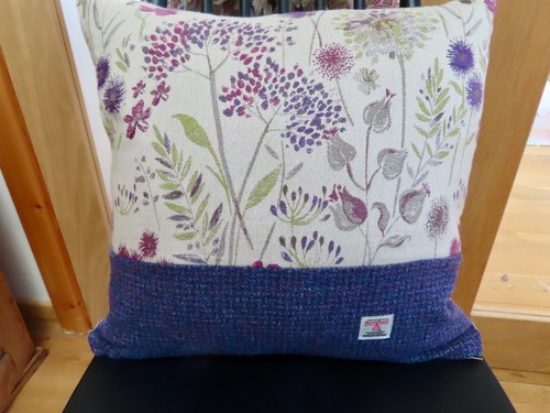 Harris tweed voyage flowers - tweed,