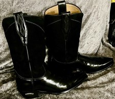 Men’s SENDRA Black Leather &