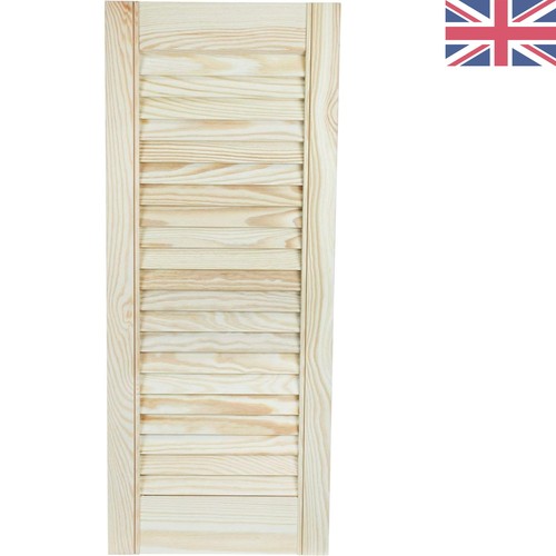Vented pine internal louvre - internal,