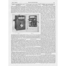 Cambridge Instruments Co Carbon Monoxide Indicating Apparatus Vintage Print 1925