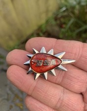 Vintage BSA Biker Pin Badge