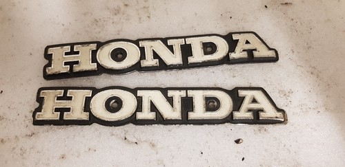 Honda emblem badge pair tank - honda,