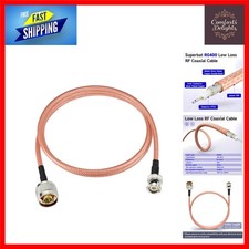 BNC Male to N-Type Male RG400