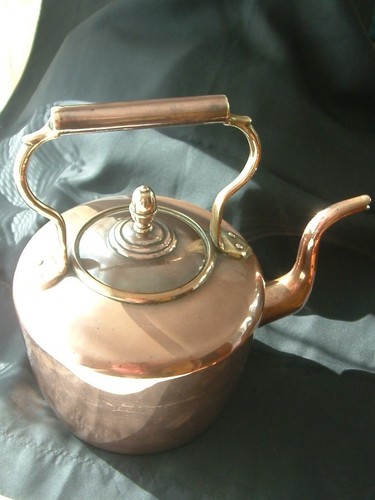 Vintage copper kettle - kettle, by