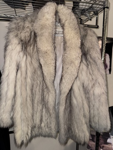Vintage norwegian blue fox fur - vintage,