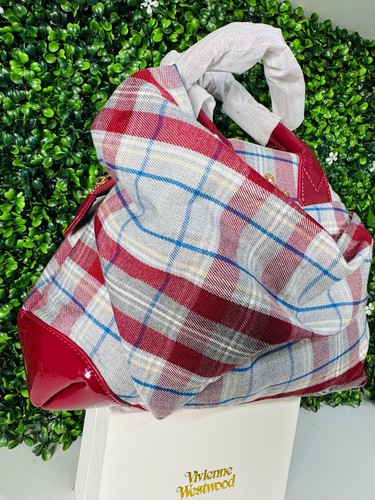 Red leather bowling handbag - ,