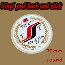 JPS John Players Norton TT IOM Rally Classic Vintage Vinyl Sticker No10 Team Car