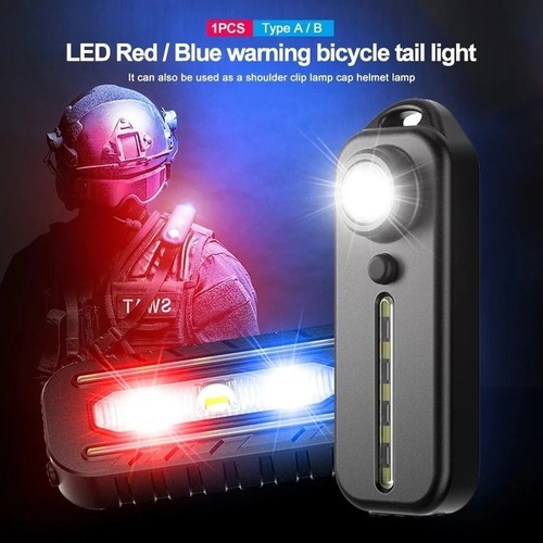 Led red blue shoulder police - blue,