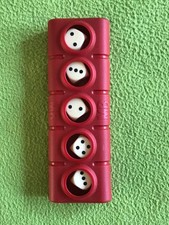 Vtg  Red Yahtzee Travel Dice
