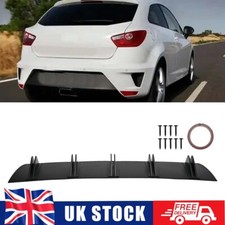 For Seat Ibiza 2004-2020 Rear Bumper Lip Diffuser Canard Spats Lower Splitter #F