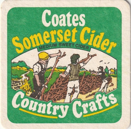 Beer mat coates cider - mat,