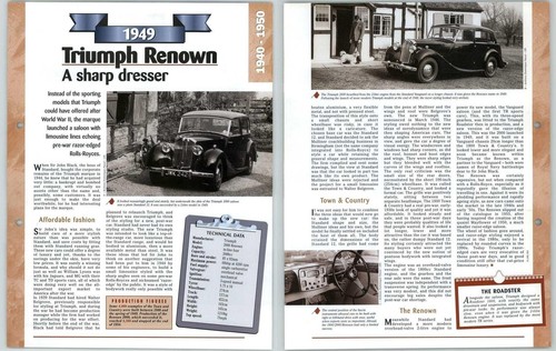 Triumph renown 1940 1950 a - renown, 1940/1950