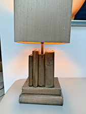 resin bronze table lamp stack