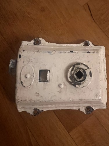 Vintage antique rim lock - antique,