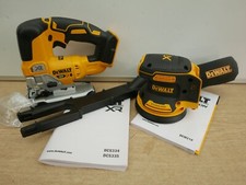 DeWalt DCS334 18v xr Jigsaw + DCW210 5" 125mm random sander