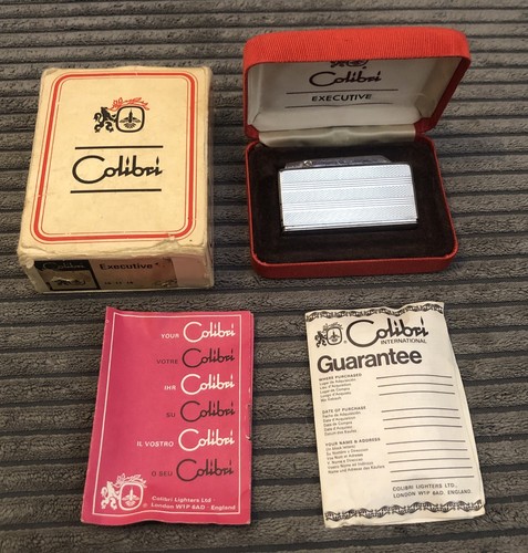 Vintage gas colibri lighter - gas,