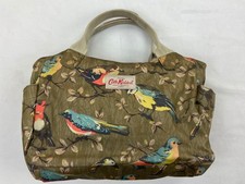 Cath Kidston Bag Bird Print Oil Cloth Canvas Cotton Multi Coloured H9" W13" D6"