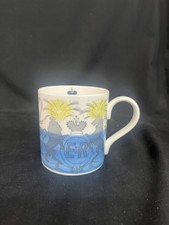 Bone china mug celebrating the diamond jubilee of Queen Elizabeth