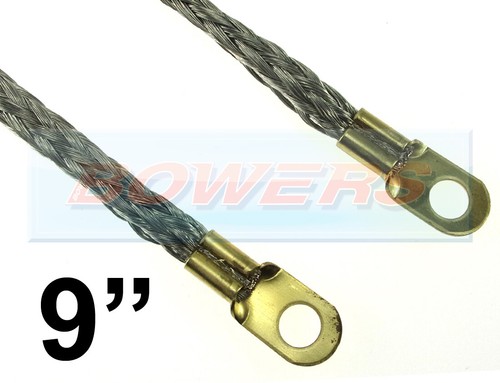 225mm car battery braided - 9",