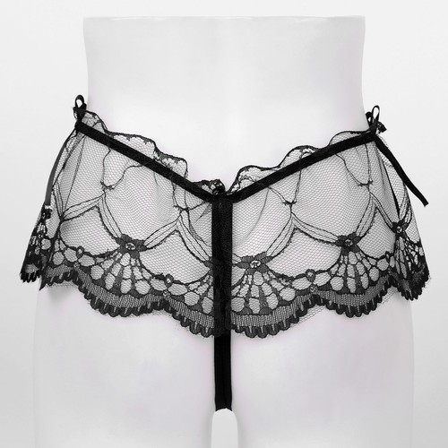Sissy men string - g-string, lace