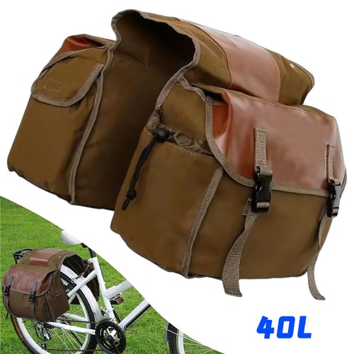 Double side bicycle saddle - double, bag