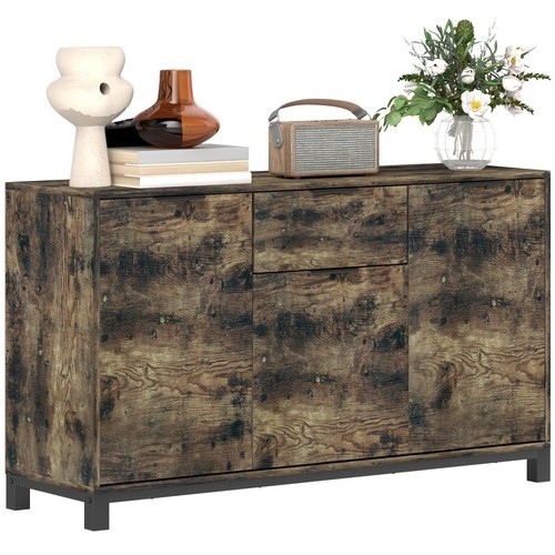 Homcom sideboard industrial - homcom, sideboard,