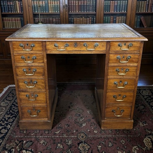 Fine georgian mahogany desk - fine,