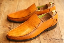 Oliver Sweeney Ravioli Tan Lizard Skin Shoes Loafers Mens UK 11 US 12 EU 45
