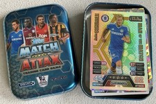 47x Topps “Match Attax” Trading Cards & Tin , 2013/14 Premier League