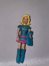 VGC Polly Pocket Sparkle Stars Polly Doll In Original Outfit & Bag 2003 Mattel