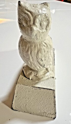 Cast iron owl - door, 14