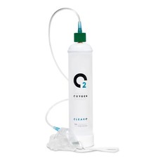 ClearO2 110L Breathing Oxygen Canister/Bottle/Cylinder with Valve, Mask and Tube