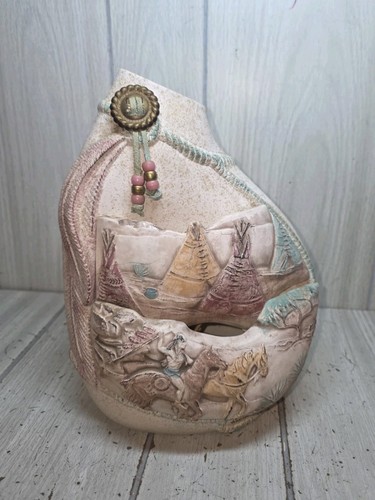 Vintage indian pottery night - indian,