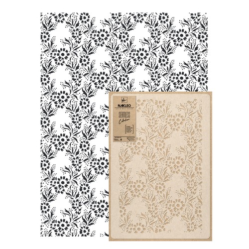 Reusable plastic wall stencil - reusable,