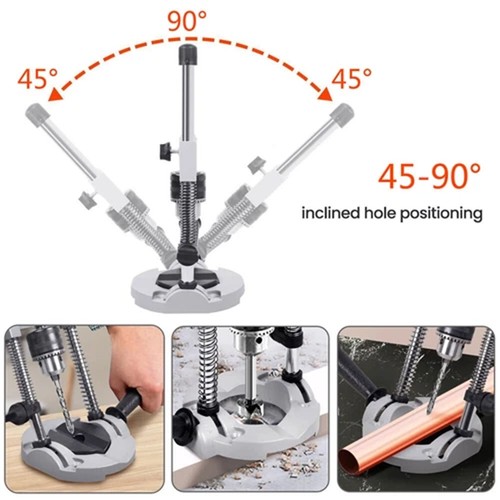 Drill stand with auxiliary - drill,