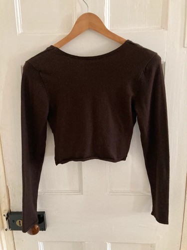 Zara open back cropped - , sweater