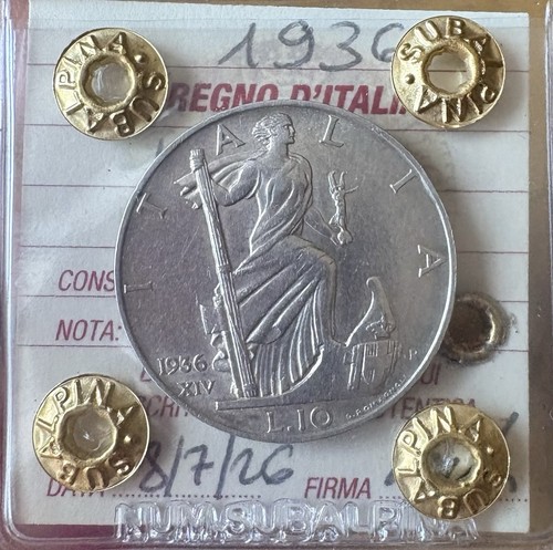 Kingdom italy empire coin - of,