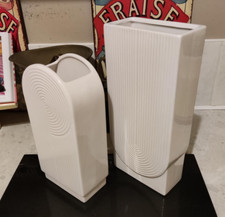 Glazed Ceramic Art Deco Vase -