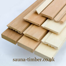 Alder Aspen Hardwood Panelling Sauna Wood Timber Cladding Spa Lining SAMPLES !!!