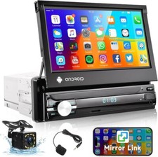 7" Single 1Din Flip Out Car