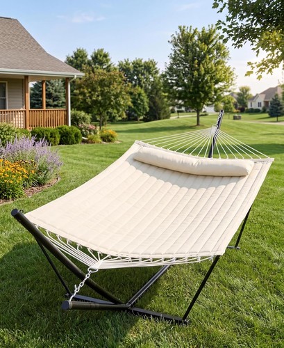 Double hammock stand for - double, 2