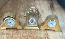 Miniature Brass Clocks