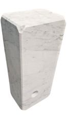White Carrara Marble Base For Flos Arco Floor Light 55x24x18cm 68Kg - Base Only