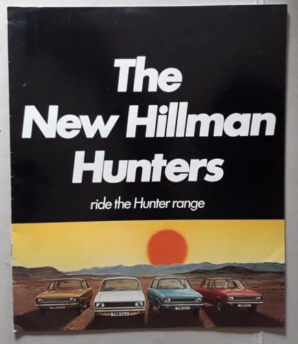 Hillman hunter brochure 1970 - brochure, c.1970